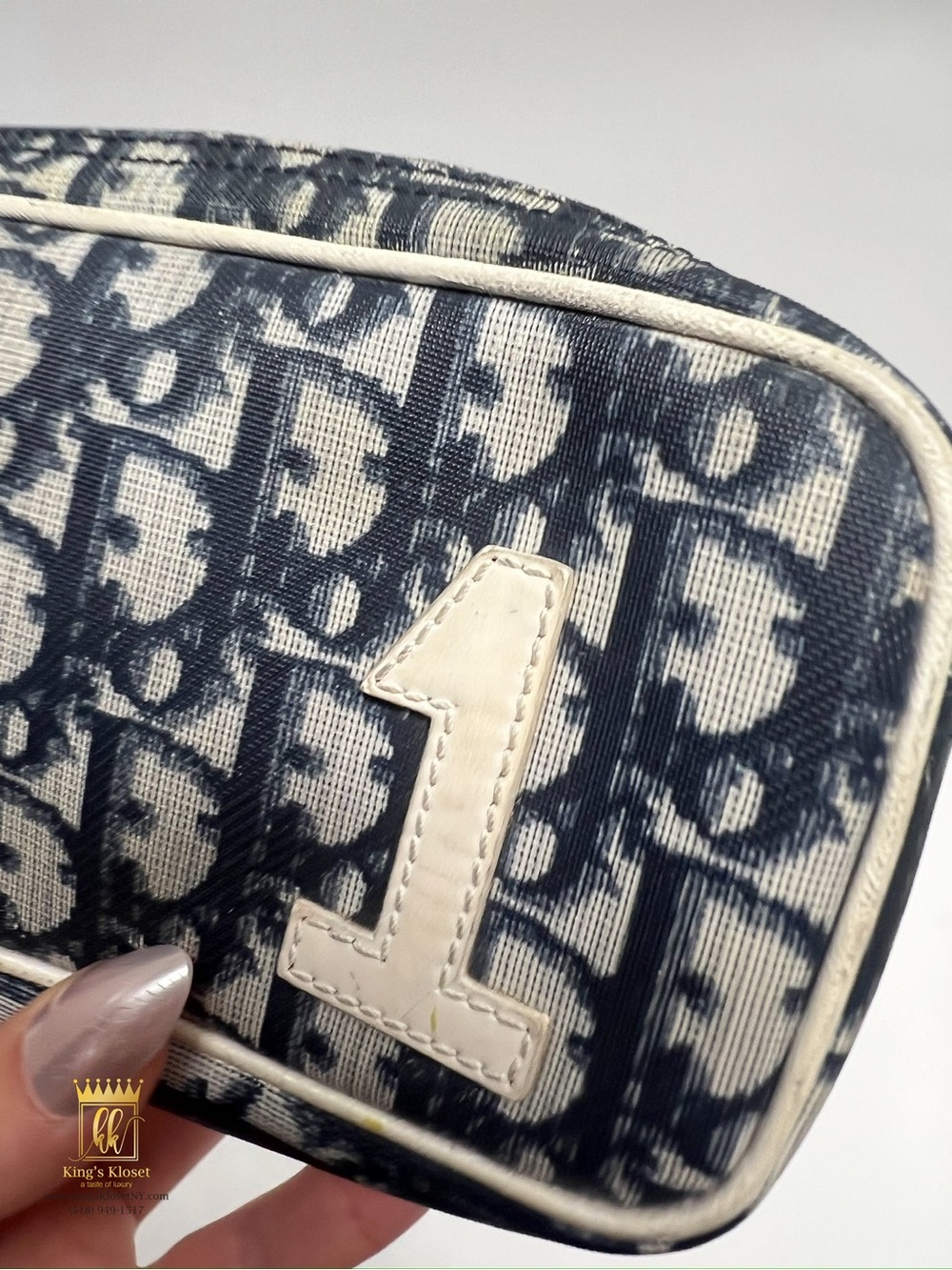Dior monogram Trotter #1 pouch/wristlet - Picture 13 of 14